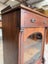 An Edwardian Solid Walnut Glazed Front Cabinet Carousel 7