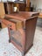 An Edwardian Solid Walnut Glazed Front Cabinet Carousel 6