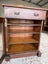 An Edwardian Solid Walnut Glazed Front Cabinet Carousel 19