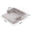 Pet Sofa Bed Dog Calming Cover Protector Cushion Plush Mat Gradient Brown Pet B Carousel 2