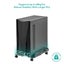 mbeat® activiva Heavy-Duty PC Mobile Floor Stand with Casters Black Adjustable Carousel 2