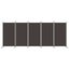 vidaXL 5-Panel Room Divider Brown 433x180 cm Fabric Carousel 3