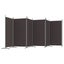 vidaXL 6-Panel Room Divider Brown 520x180 cm Fabric Carousel 5