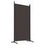 vidaXL 6-Panel Room Divider Brown 520x180 cm Fabric Carousel 6