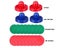 Hockey Air Pucks Puck Replacement Paddles Table Parts Carousel 5