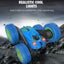 Blue Stunt Tumbling Car Toy With 2.4Ghz Remote Control Remote Controlled Toys P Carousel 5