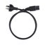 DYNAMIX 1M 3-Pin to Noteched C15 Rubber Flex SAA Approved Power Cable.1.0mm Carousel 3