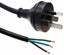 DYNAMIX 2M 3-Pin Plug to Bare End 3 Core 0.75mm Cable Black Colour SAA Approved Carousel 1