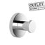 DISCONTINUED LINE - ELEMENTI ASTRAL ROBE HOOK - CHROME Carousel 1