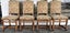 Set of 4 Os De Mouton Beech Tapestry Chairs Carousel 1