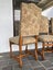 Set of 4 Os De Mouton Beech Tapestry Chairs Carousel 11