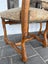 Set of 4 Os De Mouton Beech Tapestry Chairs Carousel 12