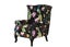 TNC Peacock Wing Chair, Black Carousel 3