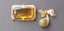 Art Deco Czech ? Glass Citrine / Amber Brooch - Large Statement piece Brooch Carousel 2