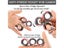 3Pcs Fidget Spinner Magnetic Ring Toys For Adult Kids Anxiety Stress Relief Carousel 7