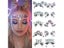 3D Sexy Face Tattoo Stickers Face Decoration Temporary Tattoos Glitter Fake Carousel 3