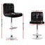 Artiss Bar Stools Black Leather Gas Lift Furniture For Home And Garden Carousel 2