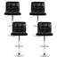 Artiss Bar Stools Black Leather Gas Lift Furniture For Home And Garden Carousel 3