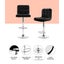 Artiss Bar Stools Black Leather Gas Lift Furniture For Home And Garden Carousel 5