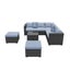 Aberdeen Outdoor Sofa, Out Door Furniture, Mix Grey, Elegant? Solved! Carousel 1