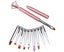 Diamond Acrylic Nail Art Brush Metal Handle Builder UV Gel Nail Polish Brushe Carousel 3