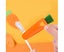Cup Cleaning Mini Brush Carrot Shape 3 in 1 Multifunctional Bottle Lid Groove Carousel 3
