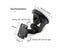 Car DVR Holder Mount For DV GPS Nav Camera Phone Base Rotatable Auto Carousel 5