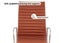 Matt Blatt Eames Replica High Back Leather Office Chair (Tan/Chrome) Carousel 5