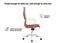 Matt Blatt Eames Replica High Back Leather Office Chair (Tan/Chrome) Carousel 7