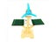 New DIY Solar Fan Model Building Material Kits For Hybrid Drive Science Carousel 6