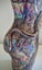 Eve with Snake in Raku Copper Penny ceramic vessel NZ Art Carousel 6