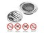 Stainless Steel 70/80/100mm Round Exterior Wall Air Vent Grille Insect Carousel 7