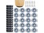 32pcs 22mm Fittings Sturdy Chair Leg Hardwood Floors Protect Carpet Furniture Carousel 1