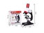 Microscope Kit Lab LED 100X-400X-1200X Home School Science Gift For Kids Carousel 6