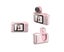 1080P Handheld 2.4 Inch HD Screen ChildrenË‡L»s Digital Camera - Pink Carousel 3