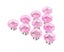 Drawer Cabinet Kitchen 10 Pieces 30Mm Pink Crystal Glass Door Handles Carousel 1
