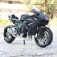 1:12 Kawasaki H2R BWM S1000RR Alloy Motorcycle Toys Diecast Miniature Car Front Carousel 2