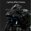 1:12 Kawasaki H2R BWM S1000RR Alloy Motorcycle Toys Diecast Miniature Car Front Carousel 3