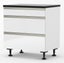 Gloss White Kitchen with Recessed Handles Fully Assembled Carousel 2