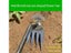 Weeding Artifact Uprooting Weeding Tool Steel Weed Puller 4 Teeth Dual Purpose Carousel 4
