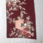 Vintage Silk Japanese Floral Fabric Piece Carousel 3