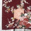 Vintage Silk Japanese Floral Fabric Piece Carousel 12