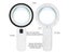 30X Handheld Magnifier 12 LED Illuminated Magnifying Glass With Light For Carousel 5