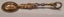 Very rare Antique 1910 George V Gold gilt Pendant Spoon. Carousel 5