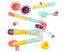 12pcs DIY Baby Bath Toys Wall Suction Cup Marble Race Run Track Bathroom Bath Carousel 5