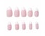 120Pcs Full Cover Press On Nails Nail Extension Almond False Nails French Whi Carousel 6