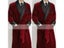 Velvet Long Men Suit Smoking Jacket Costume Groom Tuxedos Shawl Lapel Wedding Carousel 5