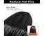 1PC Shower Cap Terry Cloth Lined EVA Exterior Reusable Triple Layer Black Carousel 2