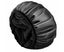 1PC Shower Cap Terry Cloth Lined EVA Exterior Reusable Triple Layer Black Carousel 3