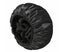 1PC Shower Cap Terry Cloth Lined EVA Exterior Reusable Triple Layer Black Carousel 4